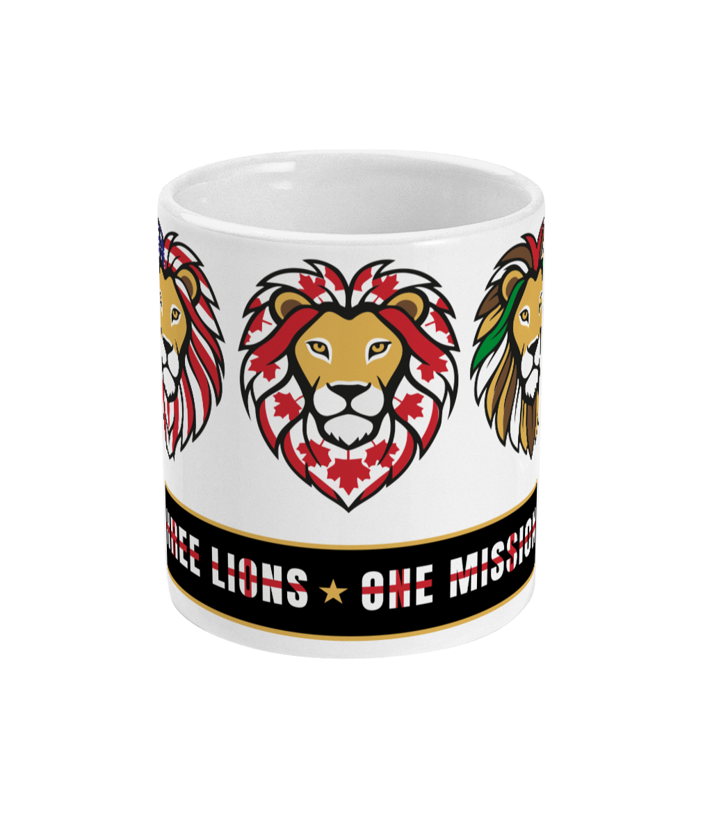 11oz England 3 Lions Mug