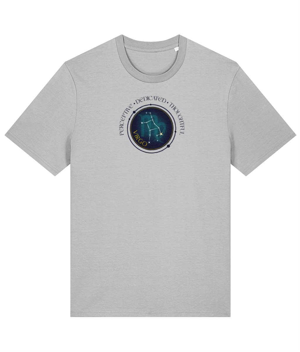Virgo Zodiac Sign T-Shirt Organic Cotton