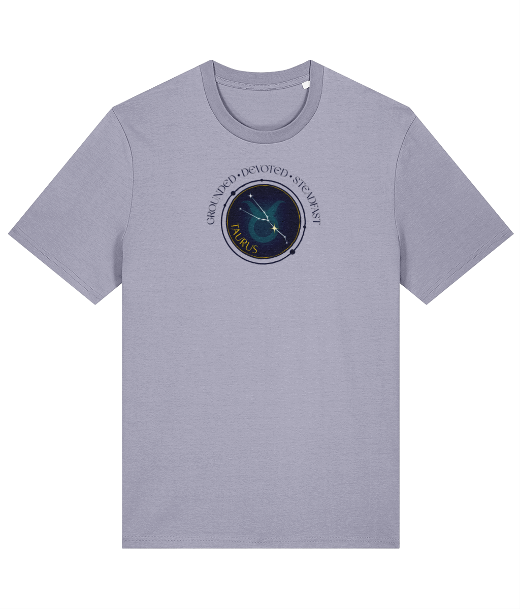 Taurus Zodiac Sign Organic Cotton T-Shirt