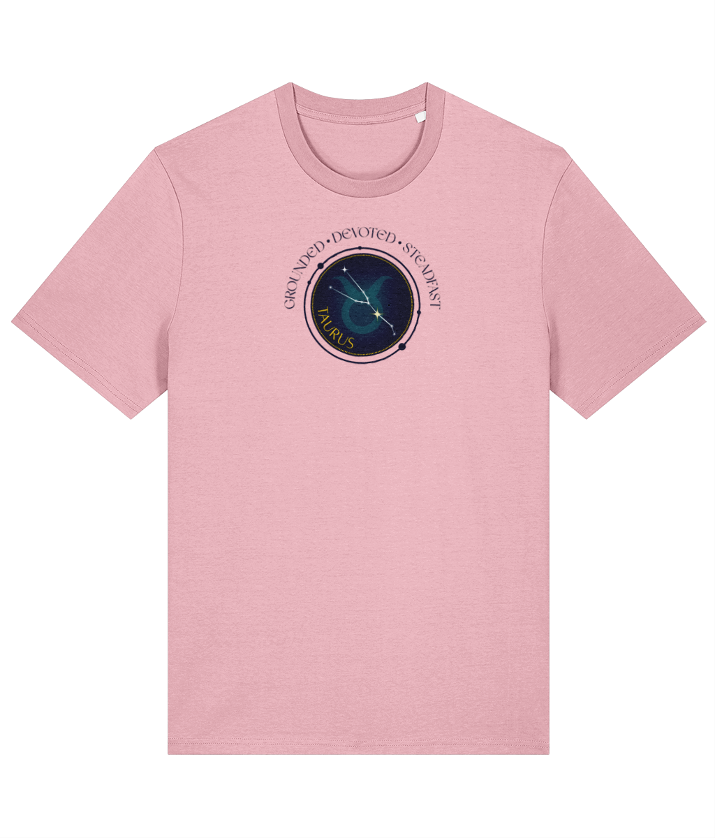 Taurus Zodiac Sign Organic Cotton T-Shirt