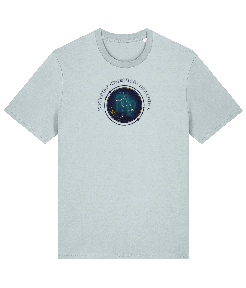 Virgo Zodiac Sign T-Shirt Organic Cotton