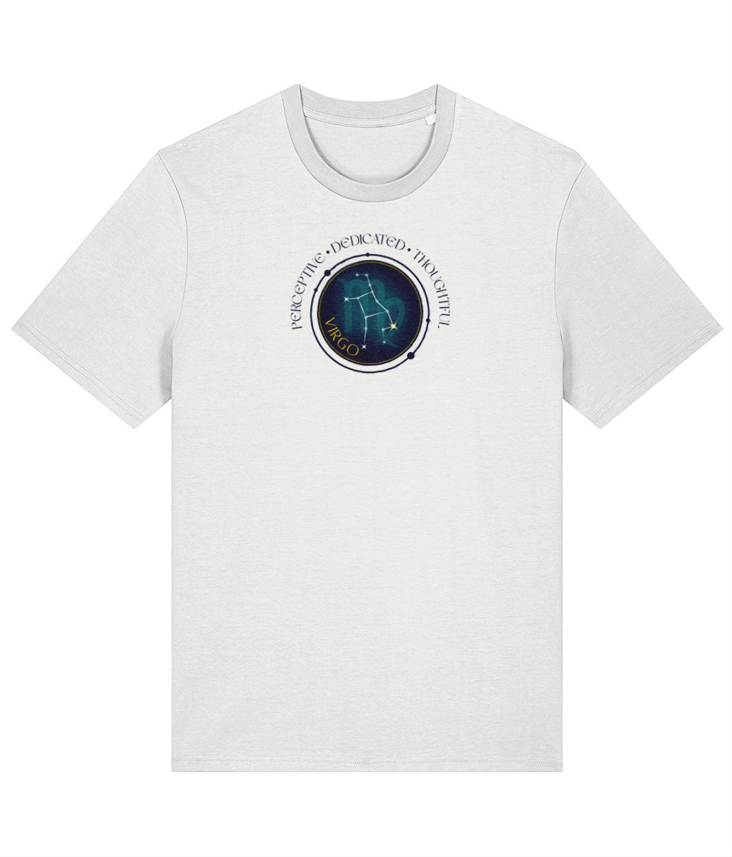 Virgo Zodiac Sign T-Shirt Organic Cotton