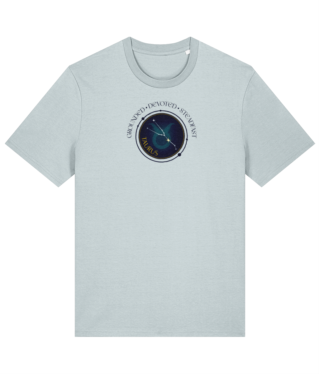 Taurus Zodiac Sign Organic Cotton T-Shirt